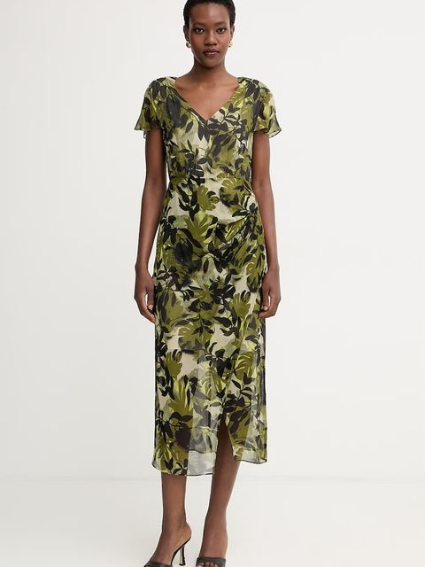 Armani Exchange sukienka z wiskozy - zdjęcie produktu nr 1