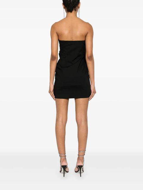 ROTATE BIRGER CHRISTENSEN floral-appliqué mini dress - Black