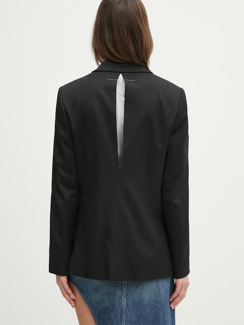 MM6 Maison Margiela marynarka z domieszką wełny