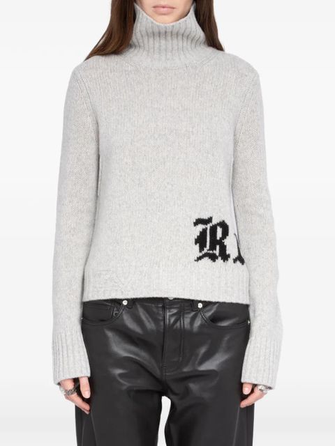 Zadig&Voltaire Nalma high-neck sweater - Grey