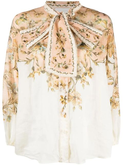 ZIMMERMANN Chintz floral-print top - Pink - zdjęcie produktu nr 1