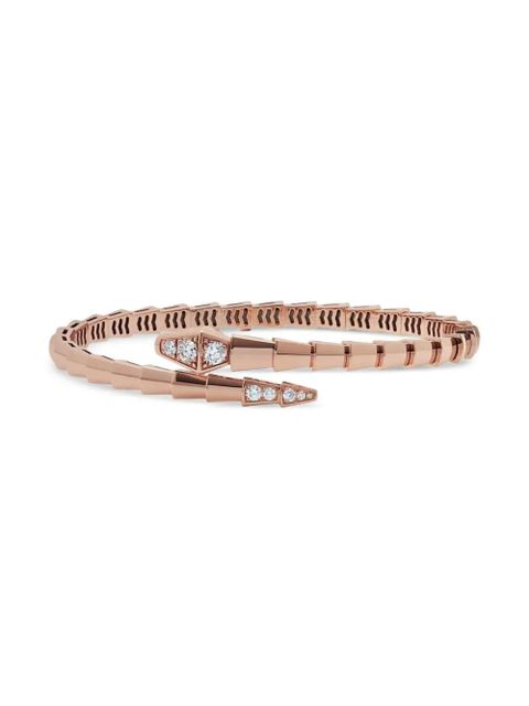 Bvlgari 18K rose gold Serpenti Viper diamond bracelet - Pink - zdjęcie produktu nr 1