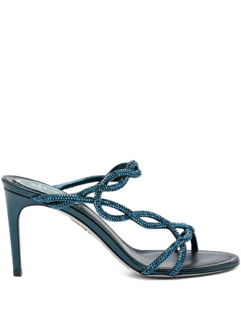 René Caovilla 80mm Braid sandals - Blue - zdjęcie produktu nr 1