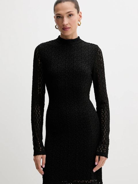 Bardot sukienka kolor czarny mini rozkloszowana 57152DB1 - zdjęcie produktu nr 1