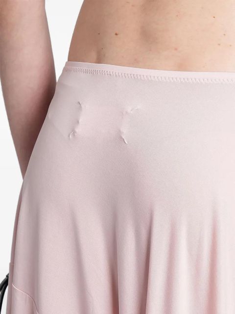 Maison Margiela draped asymmetric skirt - Red