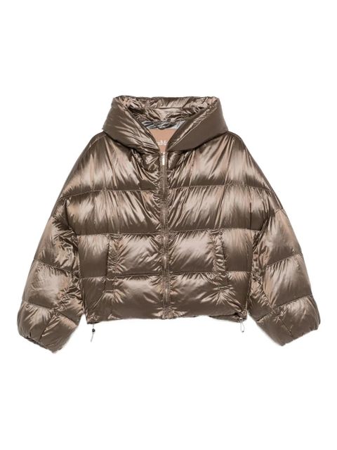 Max Mara Spaceca quilted hooded jacket - Brown - zdjęcie produktu nr 1
