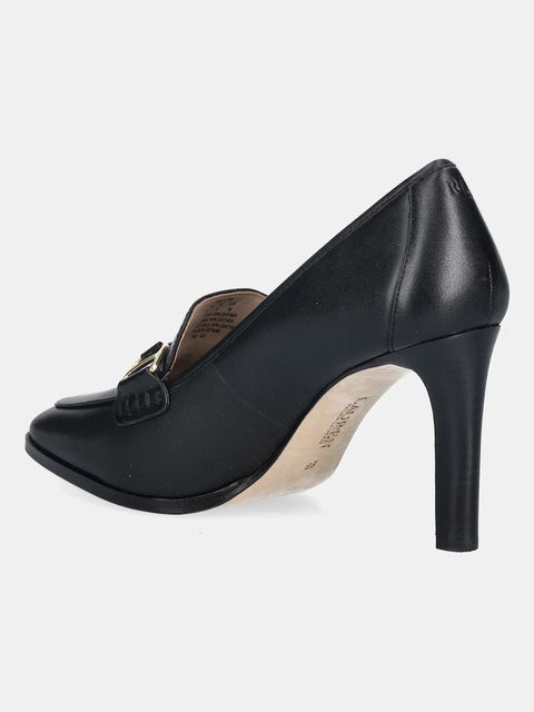 Lauren Ralph Lauren czółenka skórzane Tasha Tl kolor czarny na słupku 802P04169001 - zdjęcie produktu nr 2