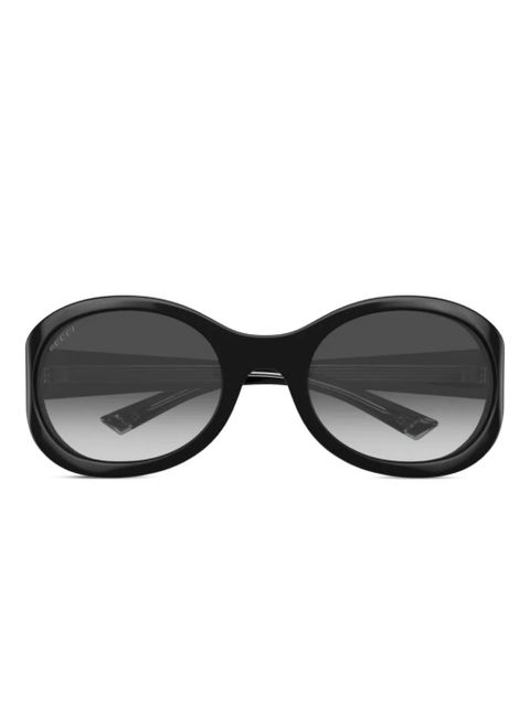 Gucci Eyewear oversized-frame sunglasses - Black - zdjęcie produktu nr 1