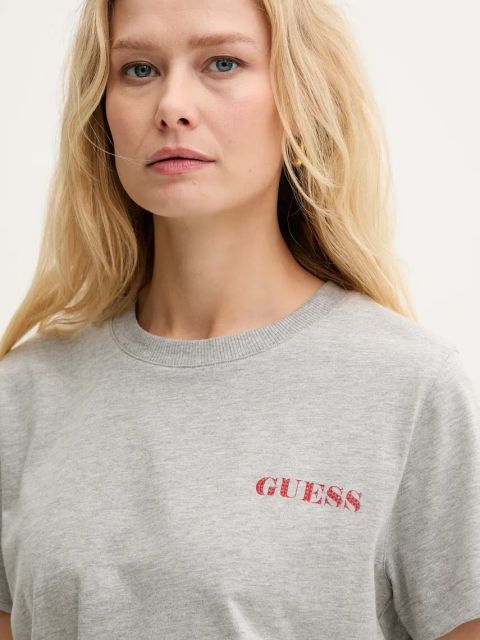Guess t-shirt damski kolor szary W5RI04 I3Z14