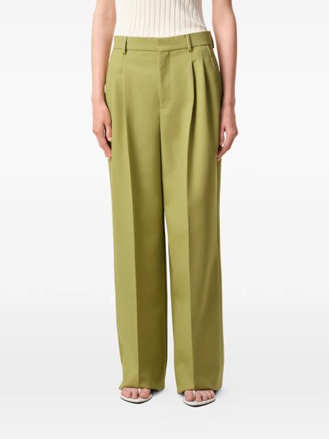 AMI Paris creases trousers - Green