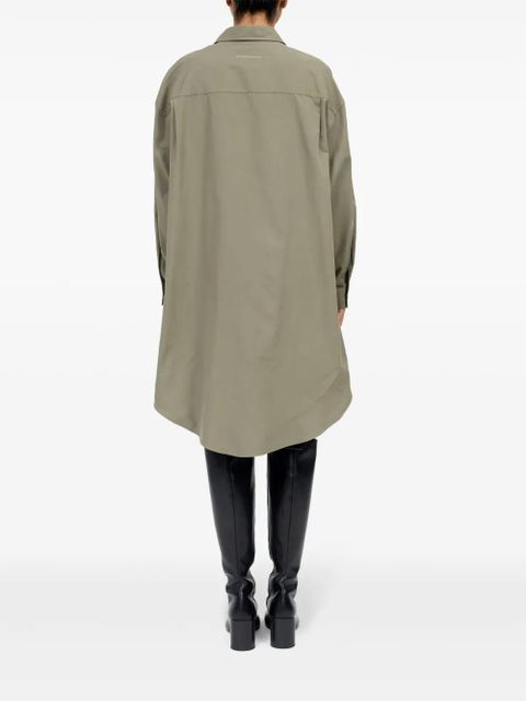 MM6 Maison Margiela cotton poplin shirt dress - Green