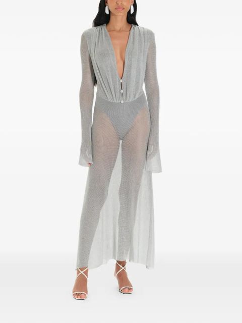 MANURÍ Suki maxi dress - Silver - zdjęcie produktu nr 2