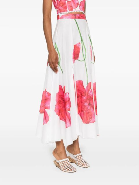 Charo Ruiz Ibiza Ventine maxi skirt - White