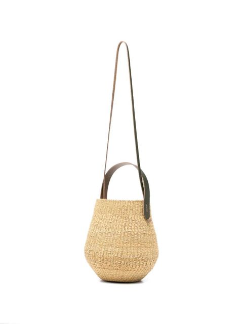 Muun Oriane woven straw tote bag - Neutrals - zdjęcie produktu nr 2