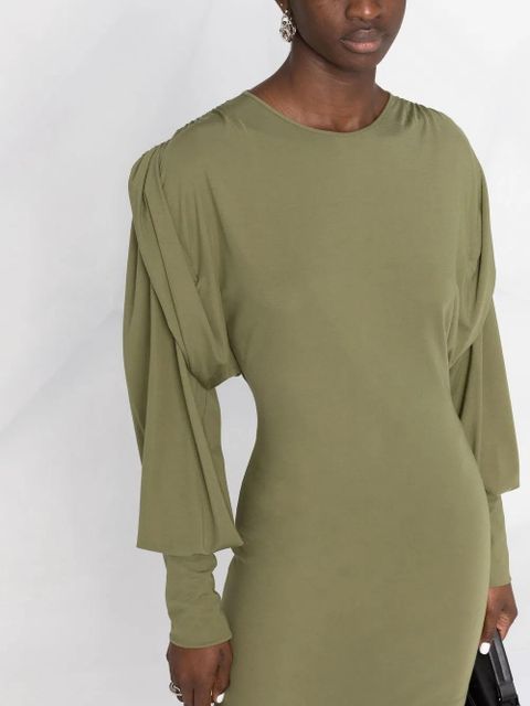 The Attico Quinn fitted mini dress - Green