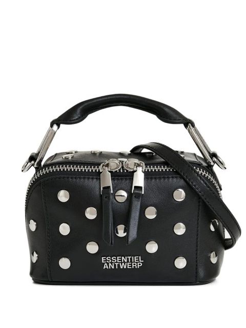 Essentiel Antwerp Bobb leather shoulder bag - Black - zdjęcie produktu nr 1