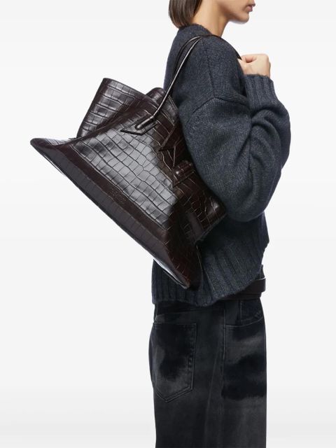 The Attico medium La Passeggiata tote bag - Brown - zdjęcie produktu nr 2