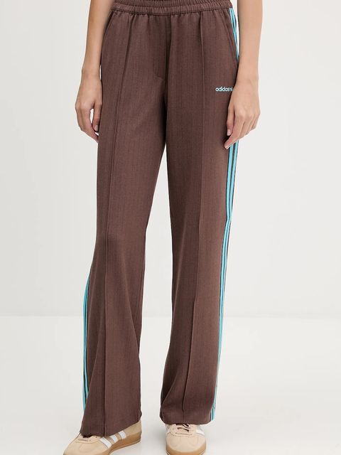 adidas Originals spodnie dresowe Tailored Pants kolor brązowy wzorzyste JX5308 - zdjęcie produktu nr 1