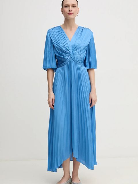 Joseph Ribkoff sukienka kolor niebieski maxi rozkloszowana 251903