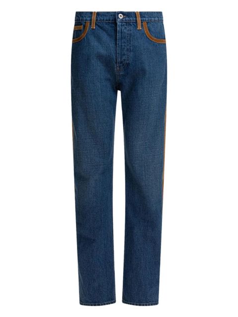 Miu Miu log-detail jeans - Blue - zdjęcie produktu nr 1