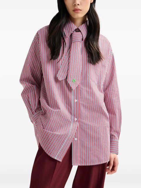 Essentiel Antwerp stripe-pattern shirt - Red