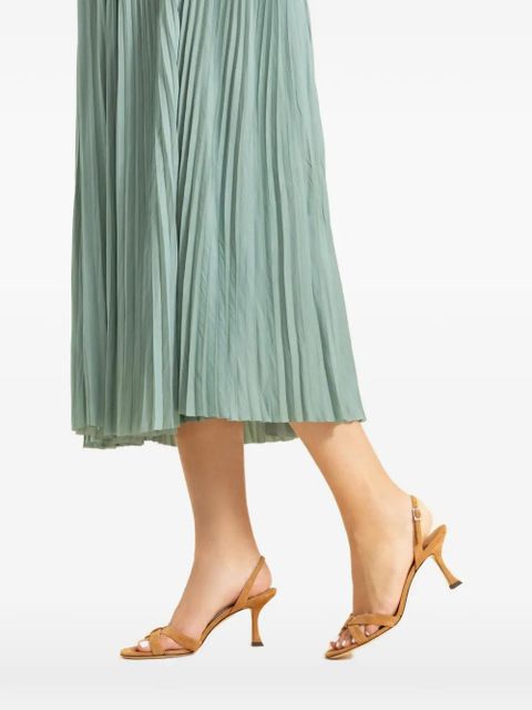 Jimmy Choo Elsy knotted slingback sandal - Brown