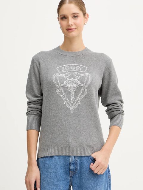 Joop! sweter z domieszką jedwabiu damski kolor szary 30048477 - zdjęcie produktu nr 1