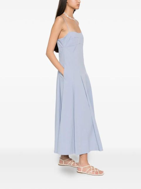 St. Agni pleated cotton dress - Blue - zdjęcie produktu nr 2