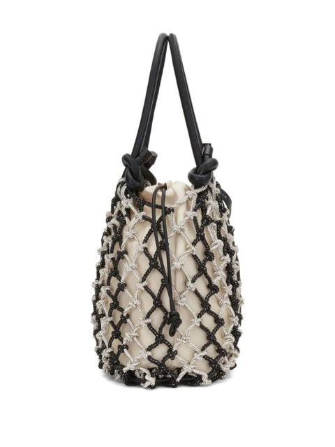 3.1 Phillip Lim mini Sac knotted net tote bag - Neutrals