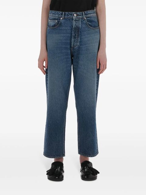 JW Anderson cropped straight-leg jeans - Blue