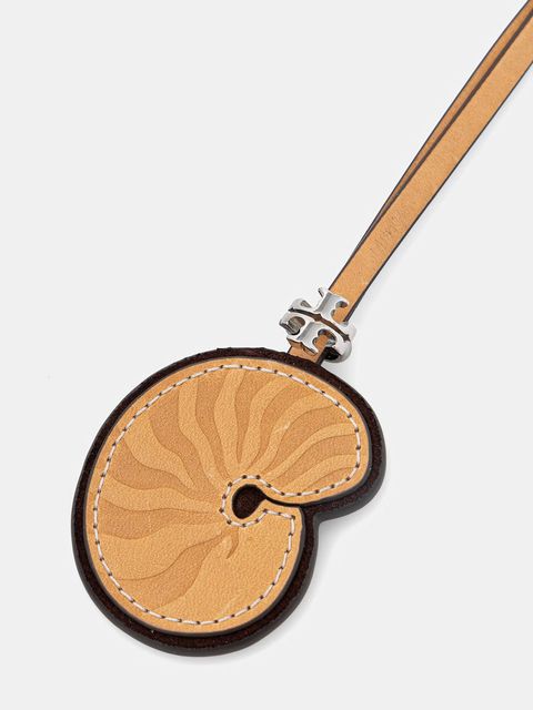 Tory Burch brelok skórzany Snail Shell - zdjęcie produktu nr 1