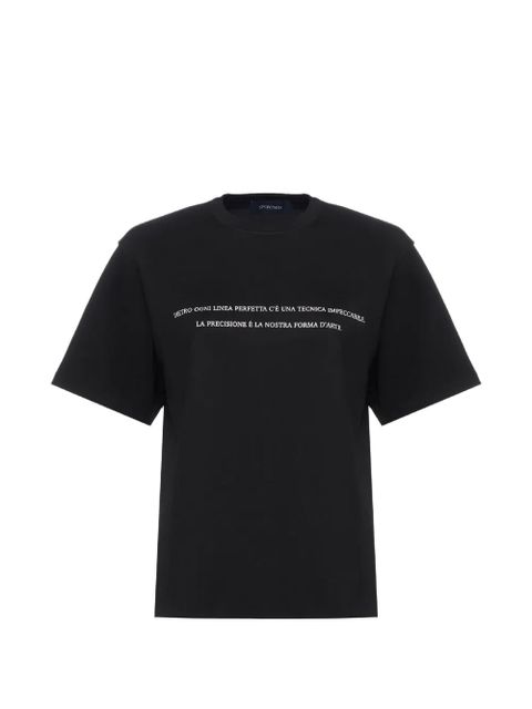 Sportmax round-neck print T-shirt - Black - zdjęcie produktu nr 1