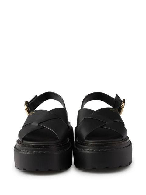 Prada leather sandals - Black