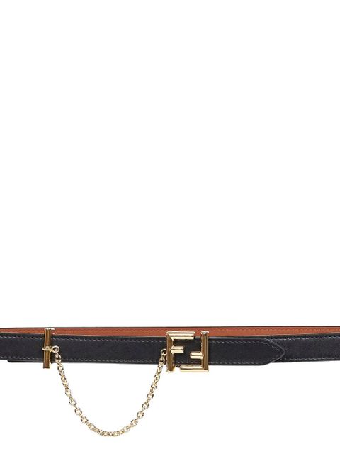 FENDI FF buckle chain belt - Black - zdjęcie produktu nr 2