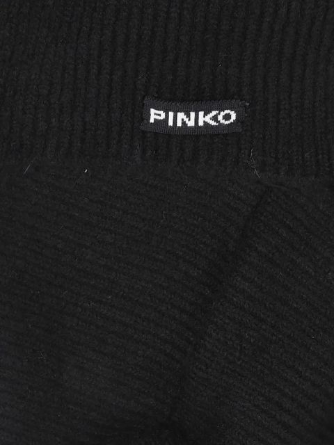PINKO hood-detail scarf - Black