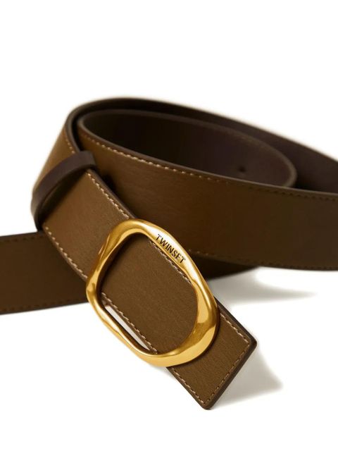 TWINSET leather belt - Brown