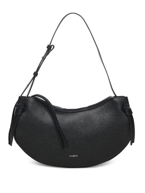 Yuzefi grain-leather shoulder bag - Black - zdjęcie produktu nr 1