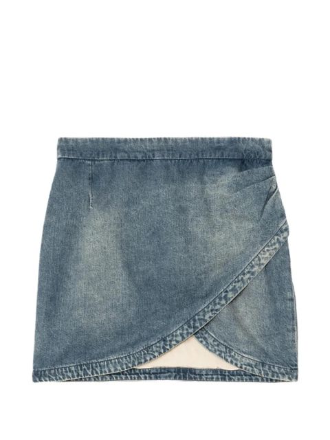 Zadig&Voltaire denim wrap mini skirt - Blue - zdjęcie produktu nr 1