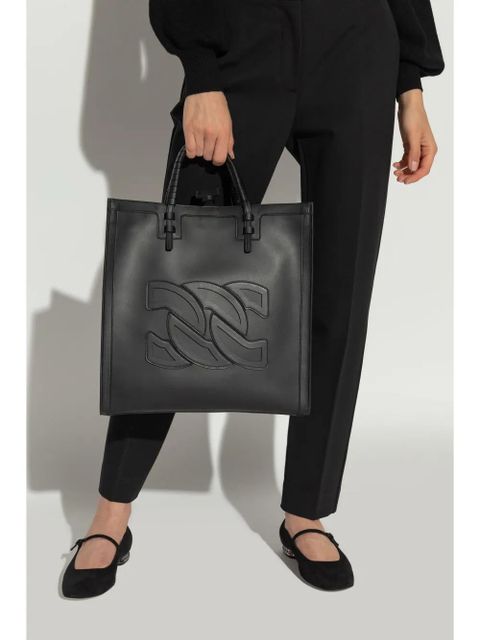 Casadei Beaurivage leather tote bag - Black