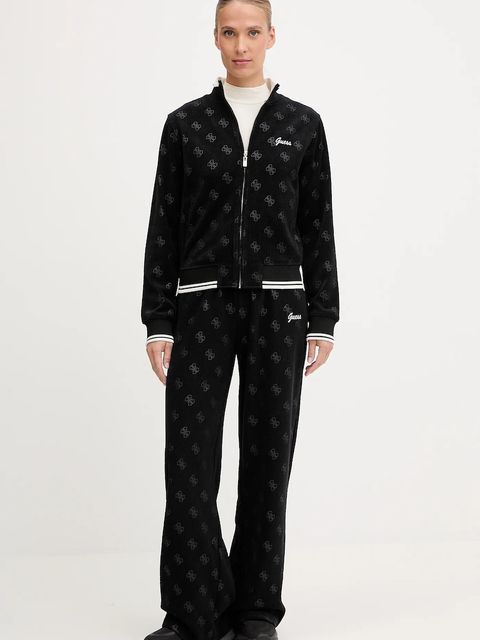 Guess bluza PAULINA damska kolor czarny wzorzysta V5BQ01 K1902 - zdjęcie produktu nr 2