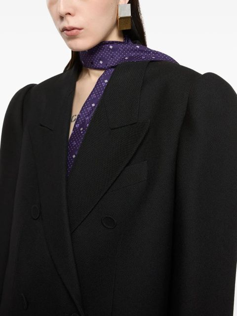 Acne Studios puff-sleeve double-breasted jacket - Black - zdjęcie produktu nr 2
