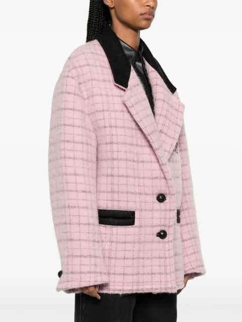 ETRO floral-embroidery virgin wool-blend coat - Pink - zdjęcie produktu nr 2