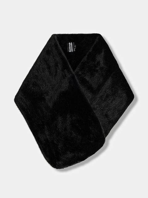 Bomboogie szalik damski kolor czarny gładki WW6216TFSB5