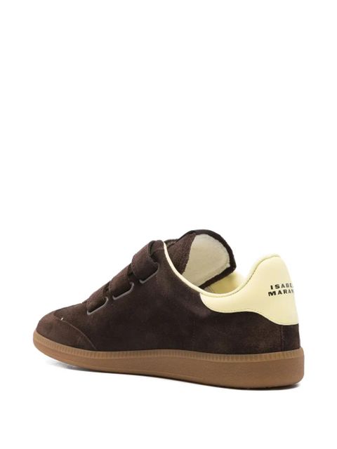 ISABEL MARANT Beth suede touch-strap sneakers - Brown - zdjęcie produktu nr 2
