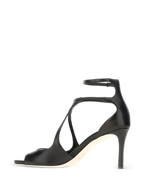 Jimmy Choo Azia leather sandals - Black
