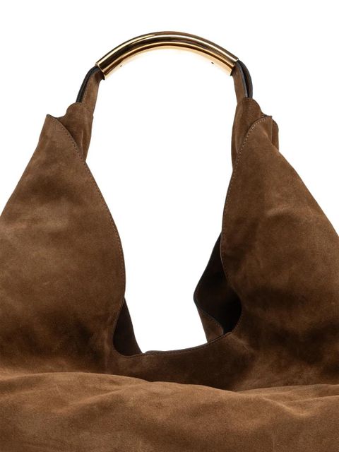 Moschino Handle Me ring-handle shoulder bag - Brown