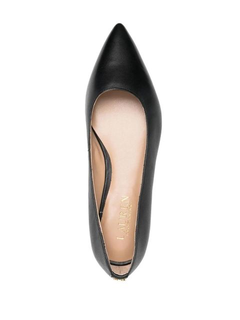Lauren Ralph Lauren Londyn pointed-toe ballerina shoes - Black