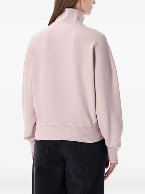 MARANT ÉTOILE Ross half-zip fleece sweatshirt - Pink - zdjęcie produktu nr 2