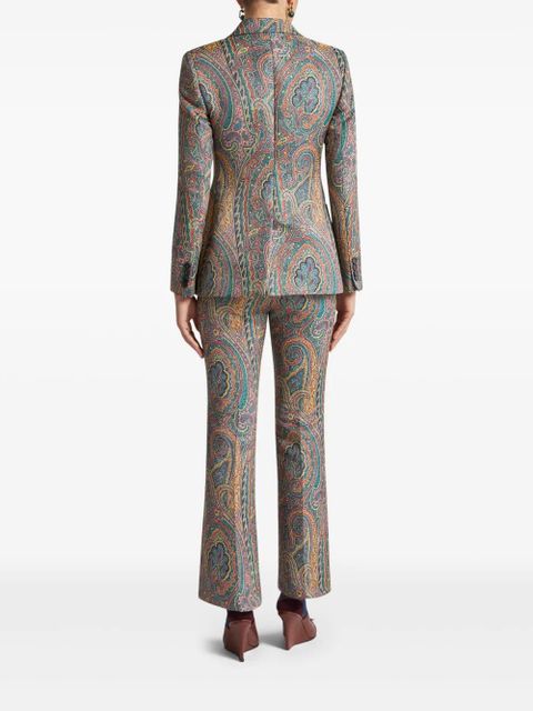 ETRO paisley-print blazer - Blue
