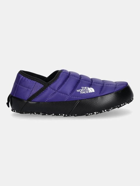 The North Face kapcie Thermoball Traction Mule V kolor fioletowy NF0A3V1HS961